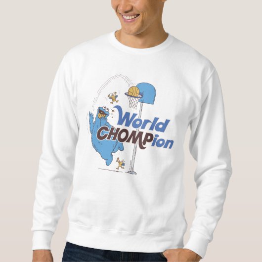 Cookie Monster | Basketballschuhe Sweatshirt (Vorderseite)