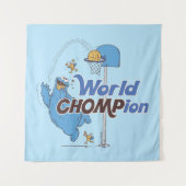 Cookie Monster | Basketballschuhe Wandteppich (Vorderseite)