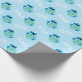 Cookie Monster "Be Mine" Valentine's Heart Candy Geschenkpapier (Ecke)