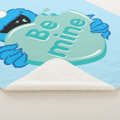 Cookie Monster "Be Mine" Valentine's Heart Candy Sherpadecke (3/4)