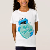 Cookie Monster "Be Mine" Valentine's Heart Candy T-Shirt (Vorderseite)