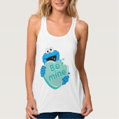Cookie Monster "Be Mine" Valentine's Heart Candy Tank Top (Vorderseite)
