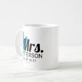 Cookie Monster benutzerdefinierter Paarbecher Kaffeetasse (Vorderseite Links)