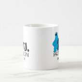 Cookie Monster benutzerdefinierter Paarbecher Kaffeetasse (Mittel)