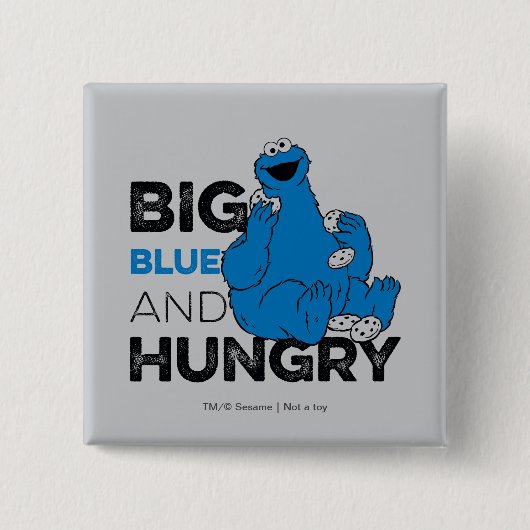 Cookie Monster | Big Blue & Hunger Button (Vorderseite)