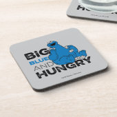 Cookie Monster | Big Blue & Hunger Getränkeuntersetzer (Linke Seite)