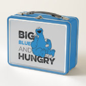 Cookie Monster | Big Blue & Hunger Metall Brotdose (Vorderseite)
