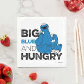Cookie Monster | Big Blue & Hunger Serviette (Beispiel)