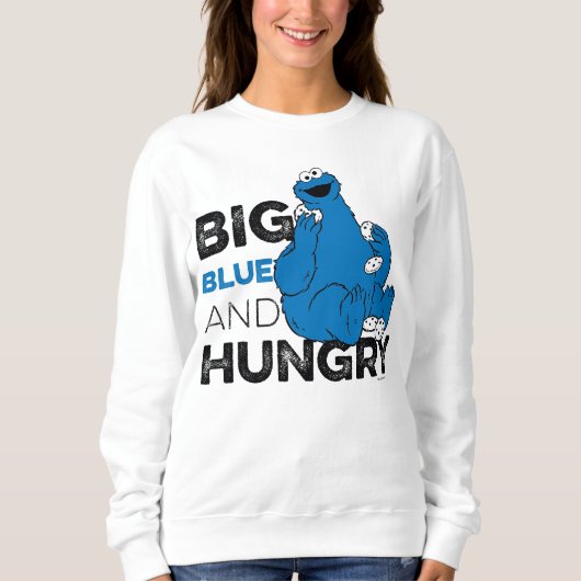 Cookie Monster | Big Blue & Hunger Sweatshirt (Vorderseite)