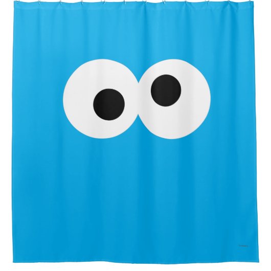Cookie Monster Big Face Duschvorhang (Vorderseite)