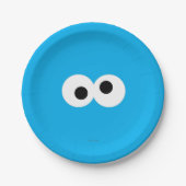 Cookie Monster Big Face Pappteller (Vorderseite)