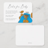 Cookie Monster Buchanforderung Beilage Platzkarte (Vorne/Hinten)