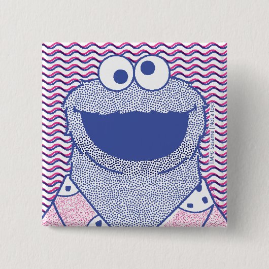 Cookie Monster | Button-Down-Cookie-Shirt Button (Vorderseite)