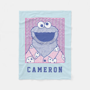 Cookie Monster Button-Down-Cookie-Shirt Fleecedecke
