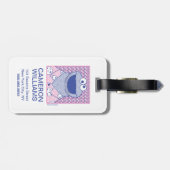 Cookie Monster | Button-Down-Cookie-Shirt Gepäckanhänger (Rückseite horizontal)