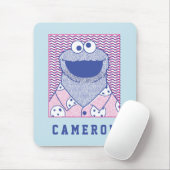 Cookie Monster | Button-Down-Cookie-Shirt Mousepad (Mit Mouse)