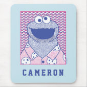 Cookie Monster | Button-Down-Cookie-Shirt Mousepad (Vorne)