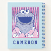 Cookie Monster | Button-Down-Cookie-Shirt Notizblock (Rückseite)