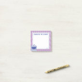 Cookie Monster | Button-Down-Cookie-Shirt Post-it Klebezettel (Auf Schreibtisch)