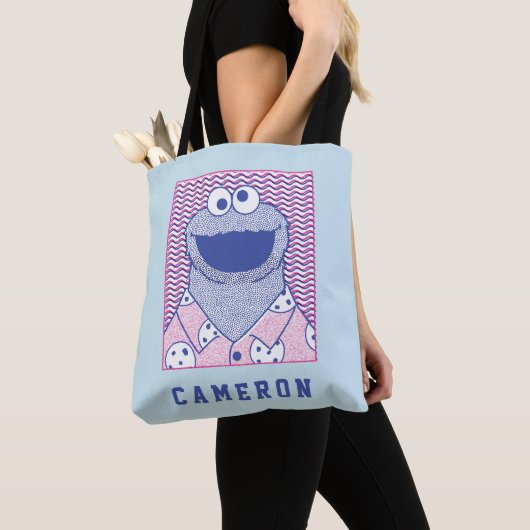 Cookie Monster | Button-Down-Cookie-Shirt Tasche (Von Nahem)