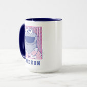 Cookie Monster | Button-Down-Cookie-Shirt Tasse (Vorderseite Links)
