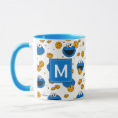 Cookie Monster | C ist für Cookie Monogram Tasse (Links)
