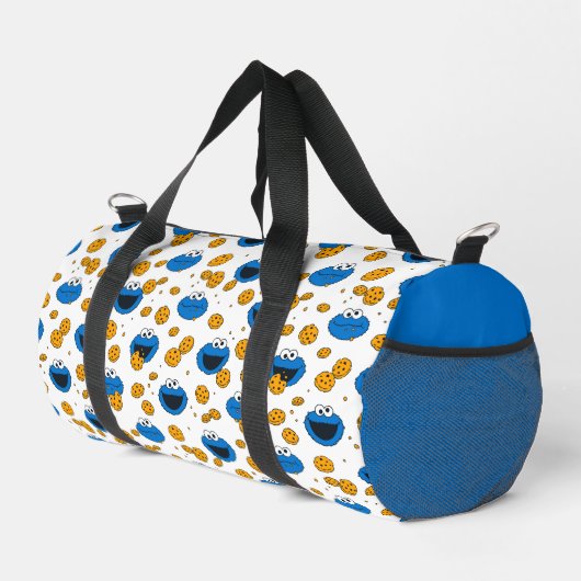Cookie Monster | C ist für Cookie Pattern Duffle Bag (Rechte Ecke)