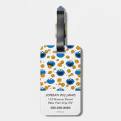 Cookie Monster | C ist für Cookie Pattern Gepäckanhänger (Rückseite vertikal)