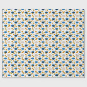 Cookie Monster | C ist für Cookie Pattern Geschenkpapier (Flach)