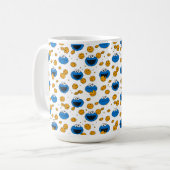 Cookie Monster | C ist für Cookie Pattern Kaffeetasse (Vorderseite Links)