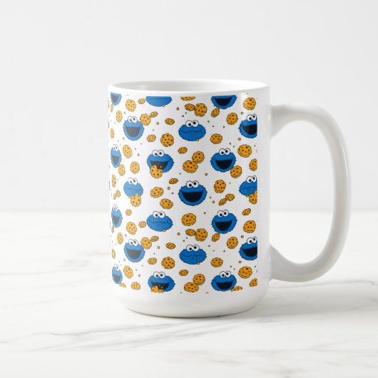 Cookie Monster | C ist für Cookie Pattern Kaffeetasse (Rechts)