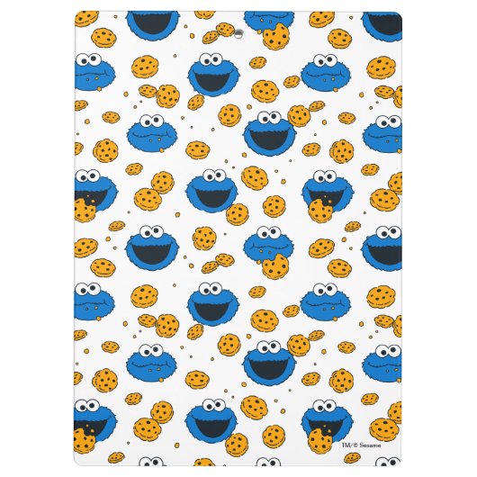 Cookie Monster | C ist für Cookie Pattern Klemmbrett (Rückseite)