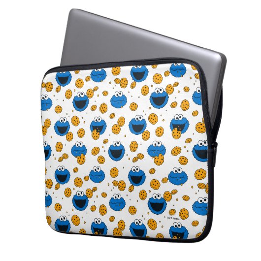 Cookie Monster | C ist für Cookie Pattern Laptopschutzhülle (Vorderseite Links)