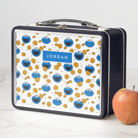 Cookie Monster | C ist für Cookie Pattern Metall Brotdose (Beispiel)