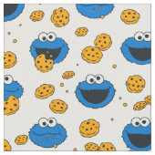 Cookie Monster | C ist für Cookie Pattern Stoff (Nahaufnahme)
