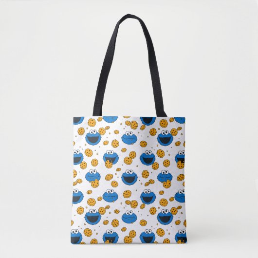 Cookie Monster | C ist für Cookie Pattern Tasche (Vorderseite)