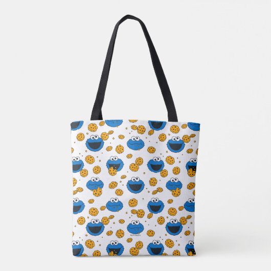 Cookie Monster | C ist für Cookie Pattern Tasche (Rückseite)