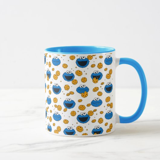 Cookie Monster | C ist für Cookie Pattern Tasse (Rechts)