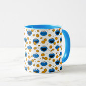 Cookie Monster | C ist für Cookie Pattern Tasse (VorderseiteRechts)