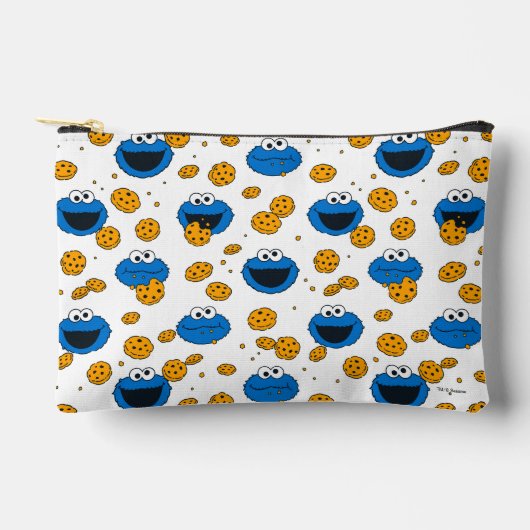 Cookie Monster | C ist für Cookie Pattern Zubehörtasche (Vorderseite)