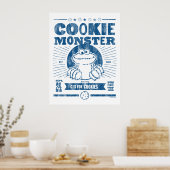 Cookie Monster - C ist für Cookies Poster (Küche)