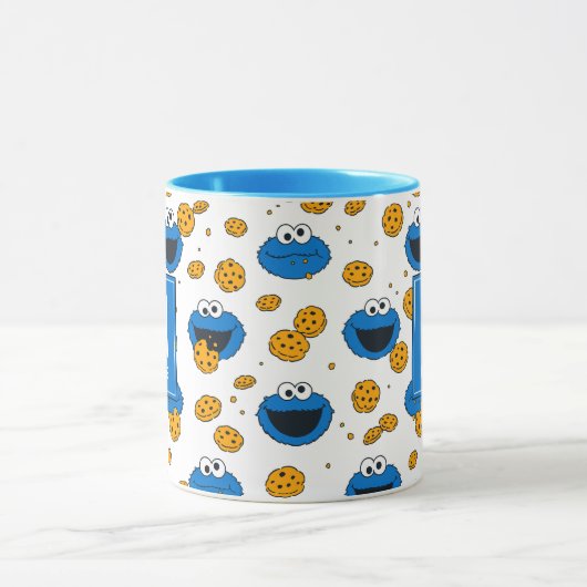 Cookie Monster | C ist für Cookname & Monogram Z Tasse (Zentrum)