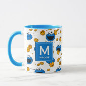 Cookie Monster | C ist für Cookname & Monogram Z Tasse (Links)
