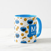 Cookie Monster | C ist für Cookname & Monogram Z Tasse (VorderseiteRechts)