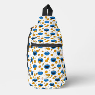 Cookie Monster   C steht für Cookie-Muster Crossbody Bag