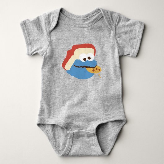 Cookie Monster Camp Cookies Baby Strampler (Vorderseite)