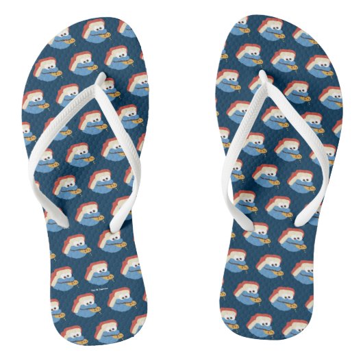 Cookie Monster Camp Cookies Badesandalen (Fußbett)