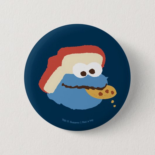 Cookie Monster Camp Cookies Button (Vorderseite)