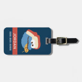 Cookie Monster Camp Cookies | Informationen hinzuf Gepäckanhänger (Vorderseite horizontal)
