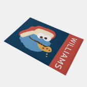 Cookie Monster Camp Cookies | Name hinzufügen Fußmatte (Schrägansicht)